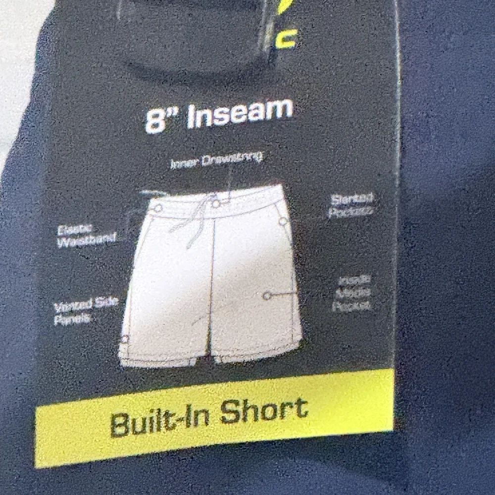 Athletic Works Men's Navy Shorts - Picture 3 of 6